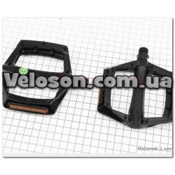 Педали MTB широкие 9/16" (112x109x24mm) алюминиевые, черные NWL-221 FPD