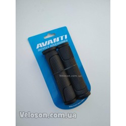 Грипсы Avanti GR-56 PVC прямые открытые черные длина 130мм