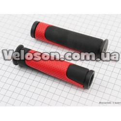 Ручки руля 125мм, черно-красные SBG-6708L SPELLI