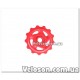 Ролик для заднего переключателя пластиковый 13 зубьев красный