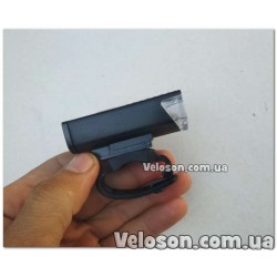 Фара USB с аккумулятором алюминий черная мод ELF-19-1
