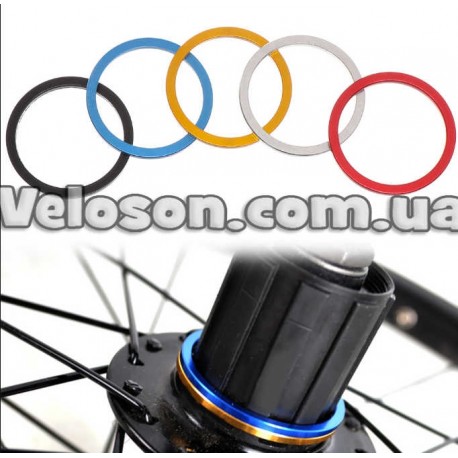 Проставочное кольцо для кассеты/каретки алюминиевое чёрное