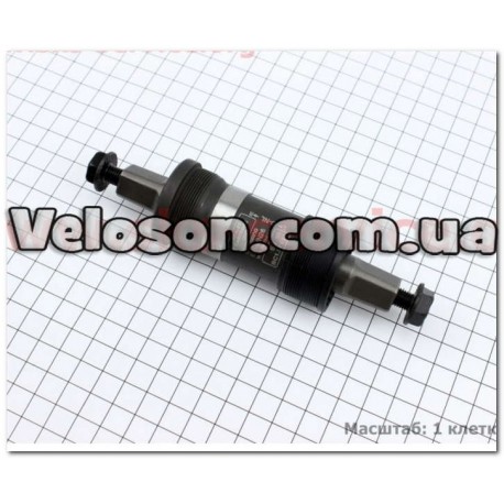 Картридж-каретка "квадрат" МТВ 68х122,5мм, в сборе под болт M8x17, BB-UN26 SHIMANO