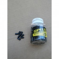 Заглушка концевик на оболочку черный рубашку кожух цвет Spelli 5 мм