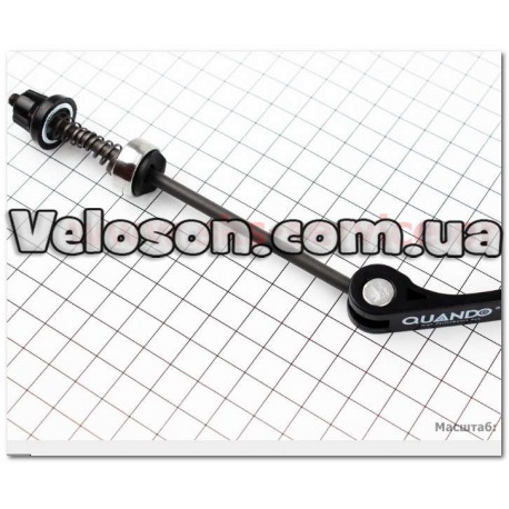 Эксцентрик передний МТВ алюминиевый, М5х150мм, черный KT-204N QUANDO