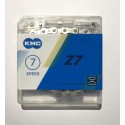 Ланцюг КМС Z7 хром (Silver) із замочком ланцюга 114 зв.