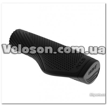 Ручки руля грипсы KLS Wave 17 черный цвет пара