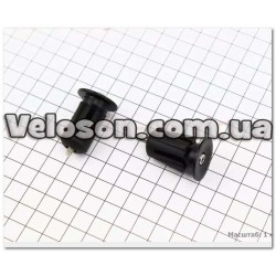 Заглушки руля, алюминиевые, черные к-кт Китай