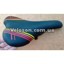 Седло спортивное Радуга с замком седла черное