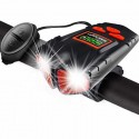 фара на двох потужних діодах T6, 120 LUMEN модель 580-2 акумулятор з сигналом