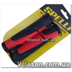 Грипсы SBG-6708L 127 mm BK\Red