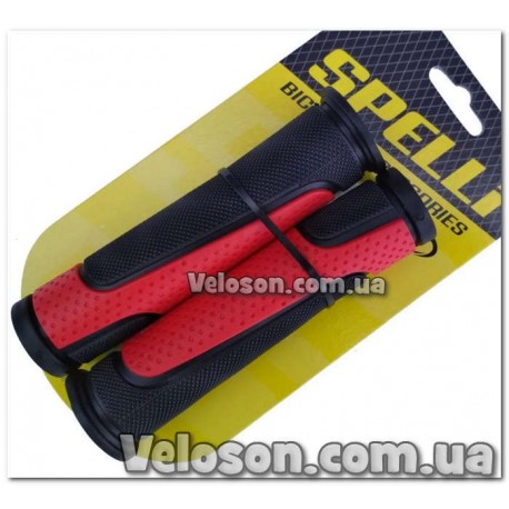 Грипсы SBG-6708L 127 mm BK\Red