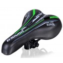 Седло MTB «Родео» Черное с зеленым