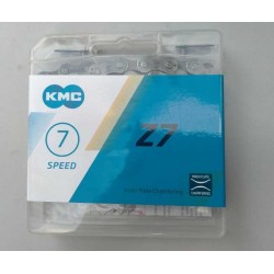 Цепь хром КМС Z7 1/2"x3/32" (Silver) с замочком цепи