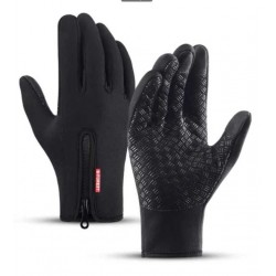 Зимние теплые перчатки унисекс A0001 с сенсорным экраном XL размер