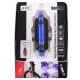 Синяя мигалка габарит на велосипед USB, встроенный аккумулятор Li-ion