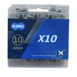 Цепь KMC X10 Silver/Black 1/2 X 11/128 звеньев 114