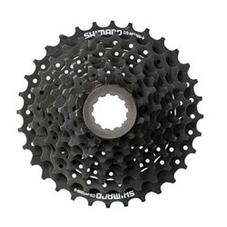 Shimano касета ACSHG2009132 , 9-ти швидкісна, колір- Чорний, 11-32T, із локрінгом