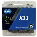 Ланцюг KMC X11 Gray на 118 ланок ланцюг із замком в боксі