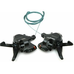 Shimano манетки SL-M315-3/8, 24 speed , шифтери тригерного типу (RapidFire), 3 х 8 швидк., Ліва+Права фіксовані,