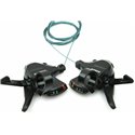 манетки Shimano SL-M315-3/8, 24 speed, шифтери тригерного типу (RapidFire), 3 х 8 швидк., Ліва+Права фіксовані,