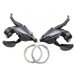 Shimano Моноблоки ASTEF5002LSBL/ASTEF5002RV8AL ( 3/8 SPD ), 24 швидкостей, фіксовані, з індикац. віконцями, алюмінієві