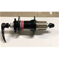 Novatec Втулка задн. D042SB 36H , 4 пром-підшипн.,   (8/9/10 spd) , 3 собачки, дискова. станд. 6 болт, Вісь- М10х145м