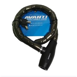 Avanti, Замок под ключ AGL-206 товщ.- 22 мм, довж.- 100см, основа- сталева шарнірна трубка в гнучкій нейлоновій оболонці