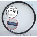 Обод 26" (559 Х 24) MTB 14Gх32Н, пистонированный, под диск. тормоз, черный DISK BULL WEINMANN