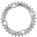 Звезда Шатуна 32 зуба, Индексированная, Стальная, серебр., под 4 крепления (BCD - -104mm). SHIMANO совместима