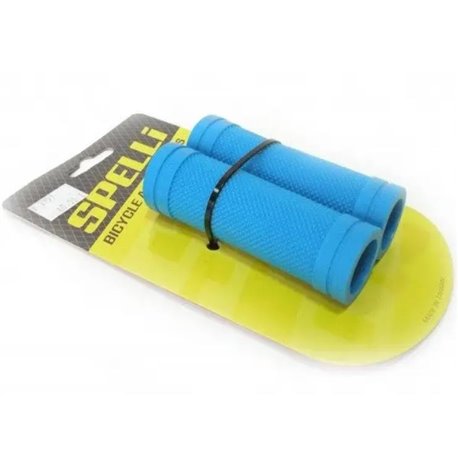 Гріпси revoshift\дитячі Spelli, СИНІ, прямі, круглі, довжина 90мм, комплект 2 шт., в упаковці