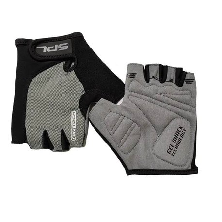 SPL рукавички SBG-1457 Grey "M", Чорно-сірі , Напіврукавички (пальці відкриті) , розмір "M"