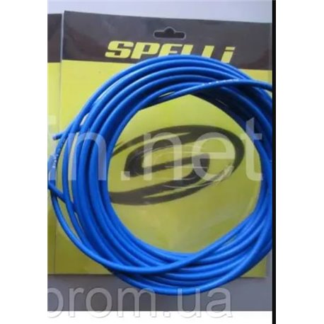 Оболонка (боулден) перемикання (Dera) Spelli DH-9000-SP-4 Blue Діам: 4мм, СИНЯ з лого, Довж: 9 метрів