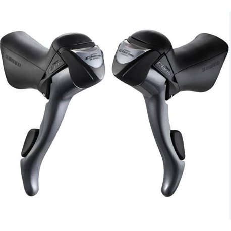 Shimano AST2400LIX+AST2400RIX (2/8), Автомати Шосе CLARIS DUAL CONTROL , 2х8 швидкостей, з індикаторами