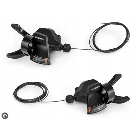 Shimano манетки SL-M315-3/7, 21 speed, шифтери тригерного типу (RapidFire), 3 х 7 швидк