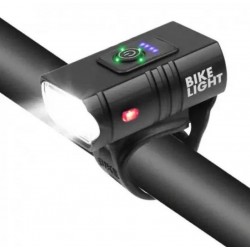 Велофонарь фара BK-02 Pro-T6 ULTRA LIGHT алюминиевый корпус индикация заряда