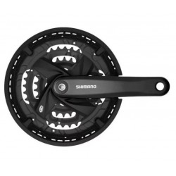 Шатуны SQ Shimano 371 - 22/32/44T 9-ск. 170мм под квадрат