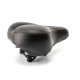 Седло комфортное с отверстием мягкое 280*195 черный YF-1041-2