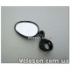 Зеркало компактное овал стекло быстросьемное с регулировками поворот наклон