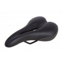 Сідло комфортне 275*165 чорно-сірий. з отвором YF-1030