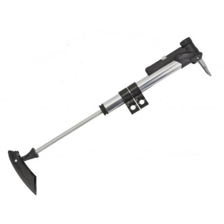 Насос вело BEE ZF-010 алюминиевый с манометром серебристый