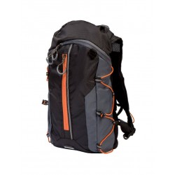Рюкзак QIJIAN BAGS B-300 44х26х9cm черно-серо-оранжевый