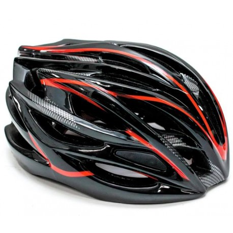 Шлем велосипедный FSK AH404 черно-красный 56-63см