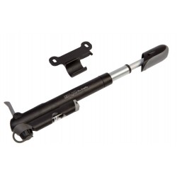 Насос мини телескопический GIYO GP-61S с манометром Al + Pl черный AV/FV (80psi)