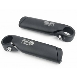 UNO рога, Алюмин, прямые,безшовные, Черные, длина: 110 мм, вес:164 гр, с логотипом (см. каталог)