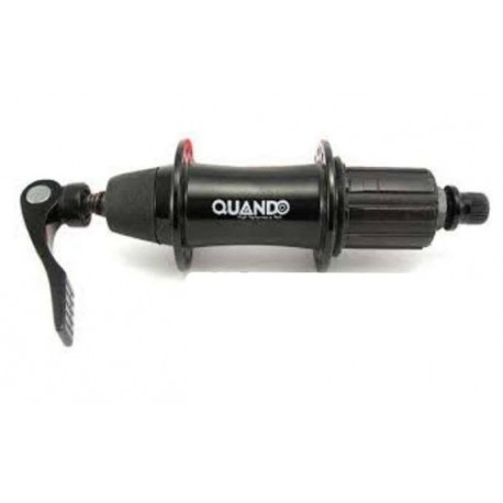 Quando Втулка ЗАДНЯЯ, АЛЮМИНИЙ ,  ЭКСЦЕНТРИК, ЧЕРНАЯ, на 32, КАССЕТНОГО ТИПА, под 8/9 звезд