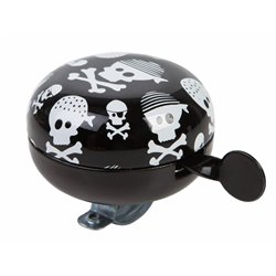 Звонок велосипедный VLT Черный пират 80мм