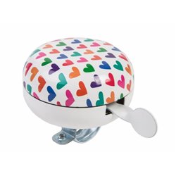 Звонок велосипедный VLT Rainbow Hearts 80мм