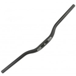 UNO руль, Двойной баттинг,облегченный,Черный, с изгибом, Диа.:31,8мм, Длина: 680мм, Подьем:25мм, Изгиб: 8 град.