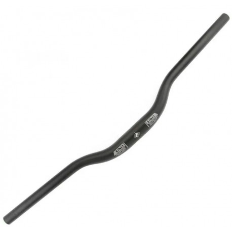 UNO руль, Двойной баттинг,облегченный,Черный, с изгибом, Диа.:31,8мм, Длина: 680мм, Подьем:25мм, Изгиб: 8 град.